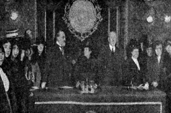 Conferencia de Concepción Aleixandre sobre infancia y patología de la infancia femenina, impartida en la Sociedad de Pediatría de Madrid (1918)